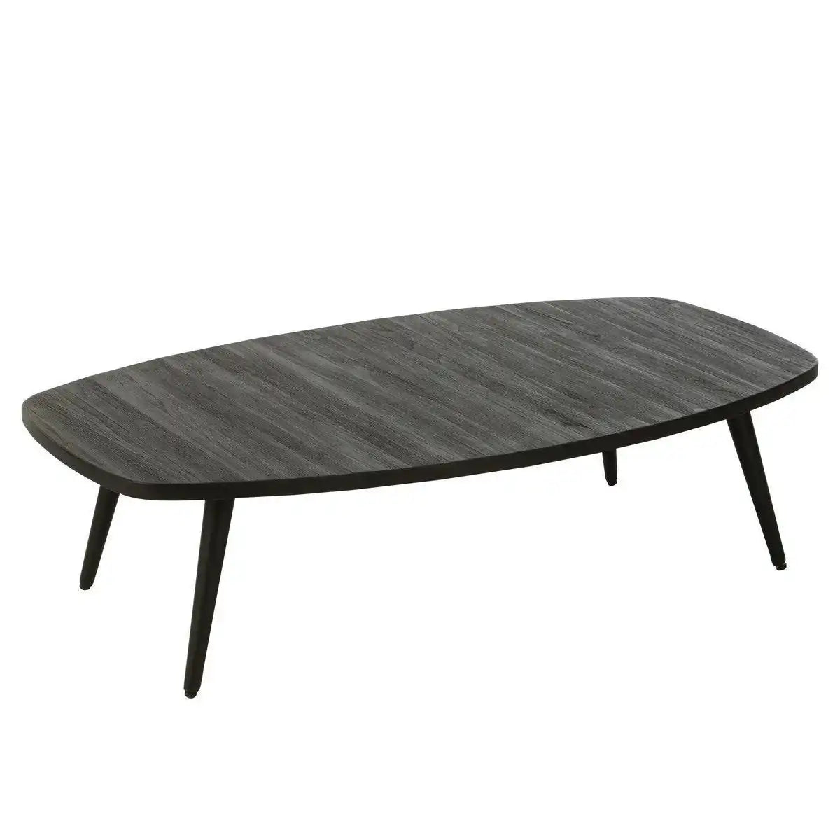 J-Line Beistelltisch Rechteckig – Holz – Schwarz - HomeDesign Knaus