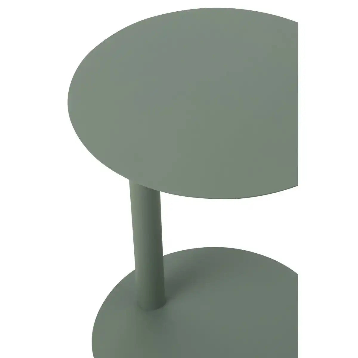 J-Line Beistelltisch Rund Metall Grün - HomeDesign Knaus