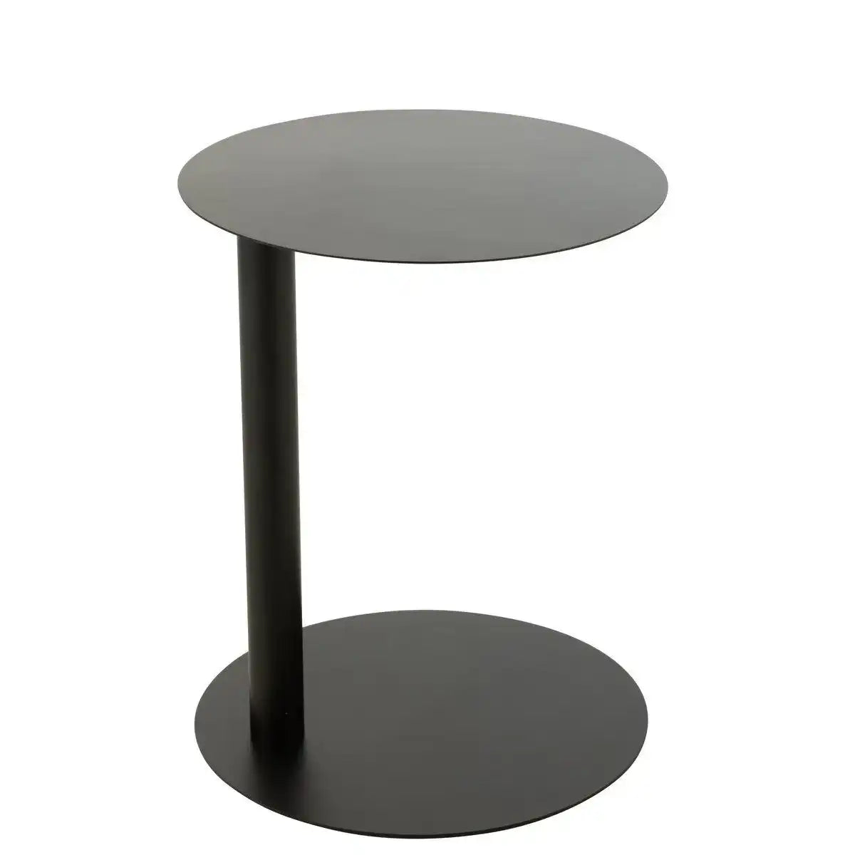 J-Line Beistelltisch Rund Metall Schwarz - HomeDesign Knaus