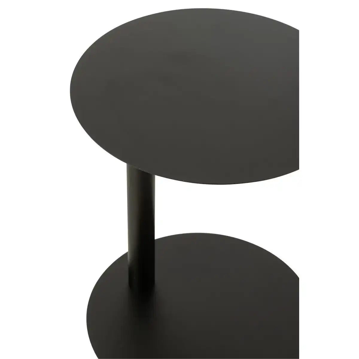 J-Line Beistelltisch Rund Metall Schwarz - HomeDesign Knaus