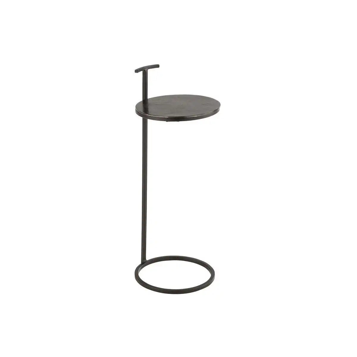 J-Line Beistelltisch Toni – Aluminium/Eisen – Schwarz - HomeDesign Knaus