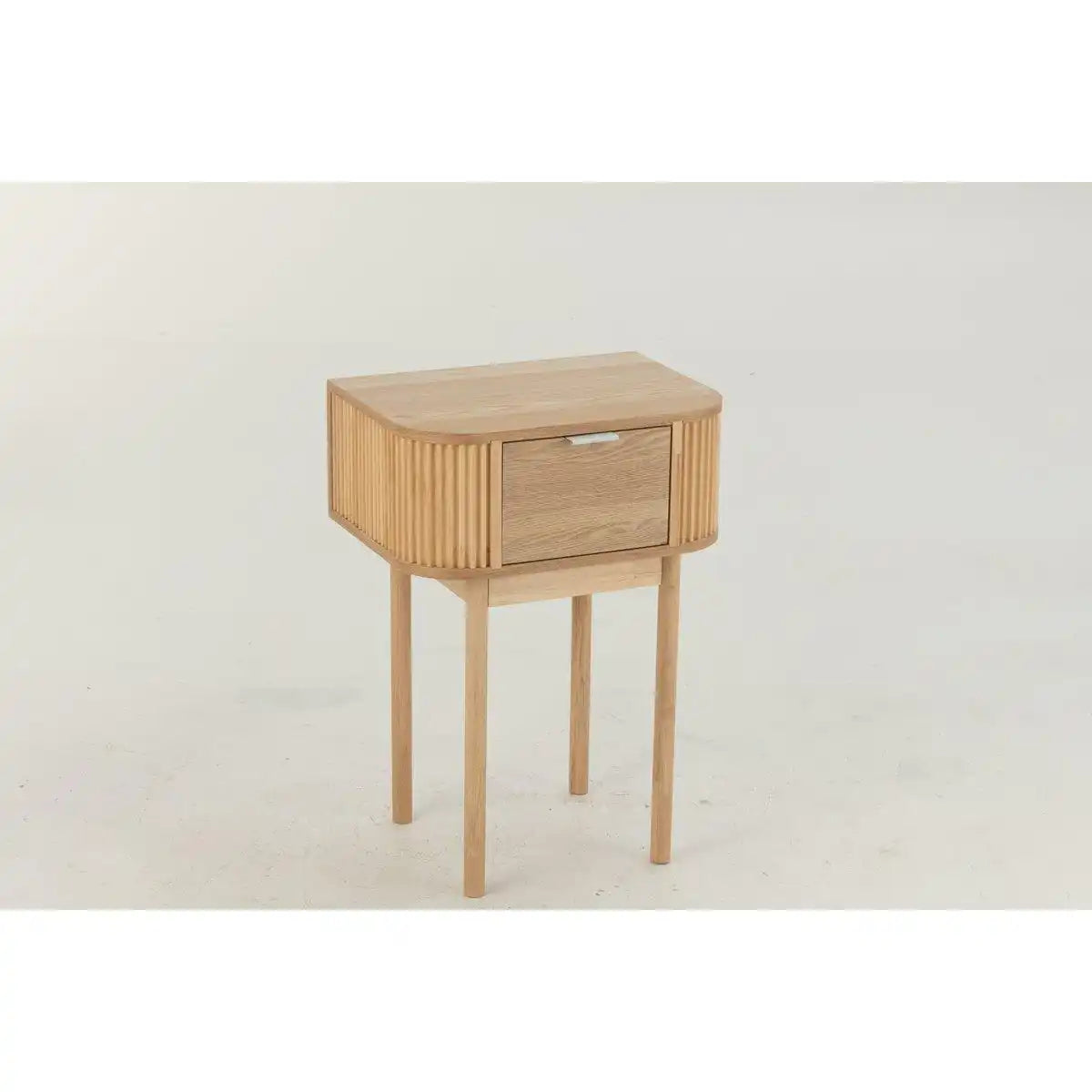 J-Line-Bettaufgabe rund um MDF/Dennenhout Naturel - HomeDesign Knaus