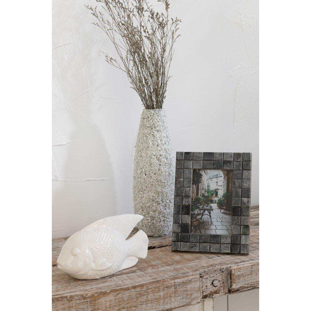 J-Line Bilderrahmen Pattern Square 10X15 Holz/Horn Grau S 17X22cm - HomeDesign Knaus
