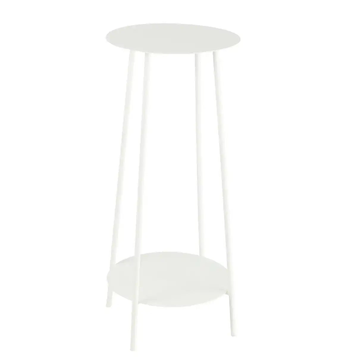 J-Line Blumenständer Zwei Metall Weiß - HomeDesign Knaus