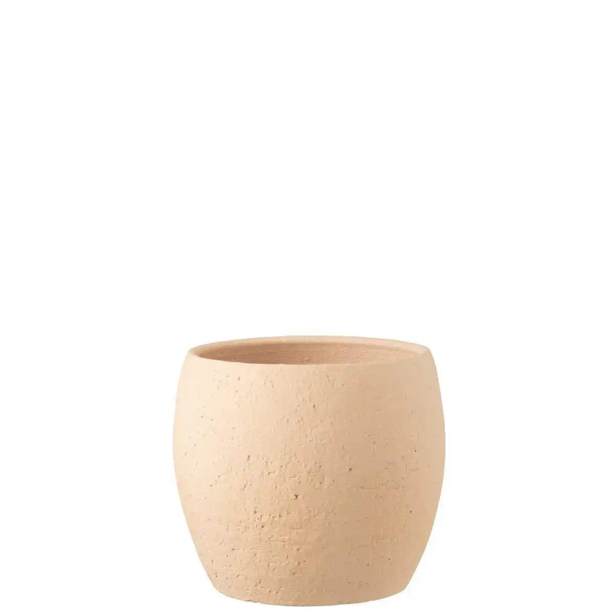 J-Line Blumentopf Enya - Keramik - Beige - extra groß - Ø 28,00 cm - HomeDesign Knaus