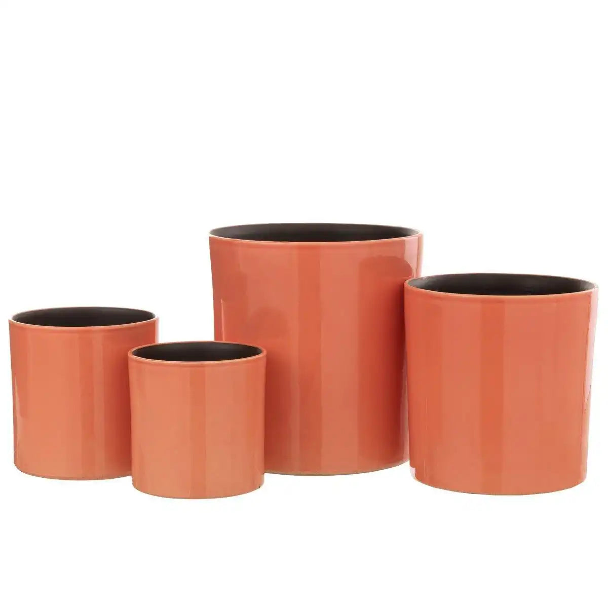 J-Line Blumentopf Flek - Keramik - Rosa - Groß - Ø 25,00 cm - HomeDesign Knaus