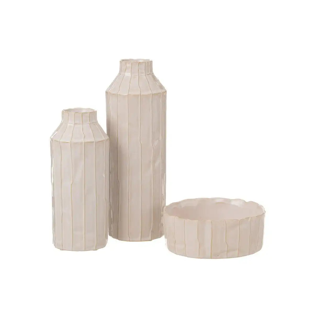J-Line Blumentopf Milk - Keramik - Weiß - Ø 19,50 cm - HomeDesign Knaus