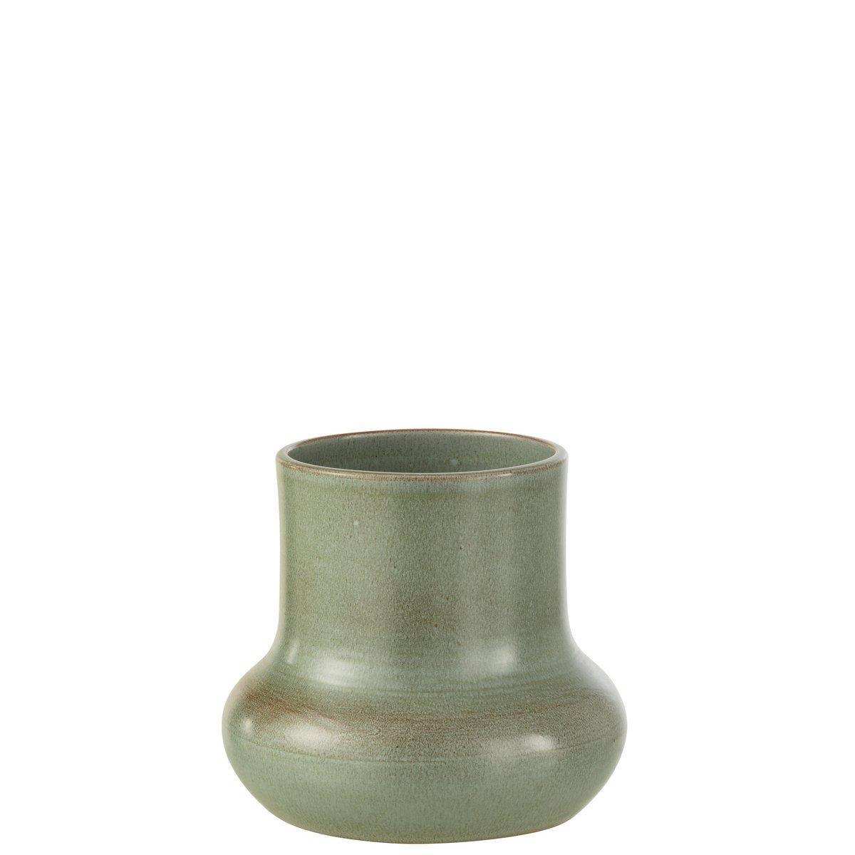 J-Line Blumentopf Organic - Keramik - Grau/Blau - HomeDesign Knaus