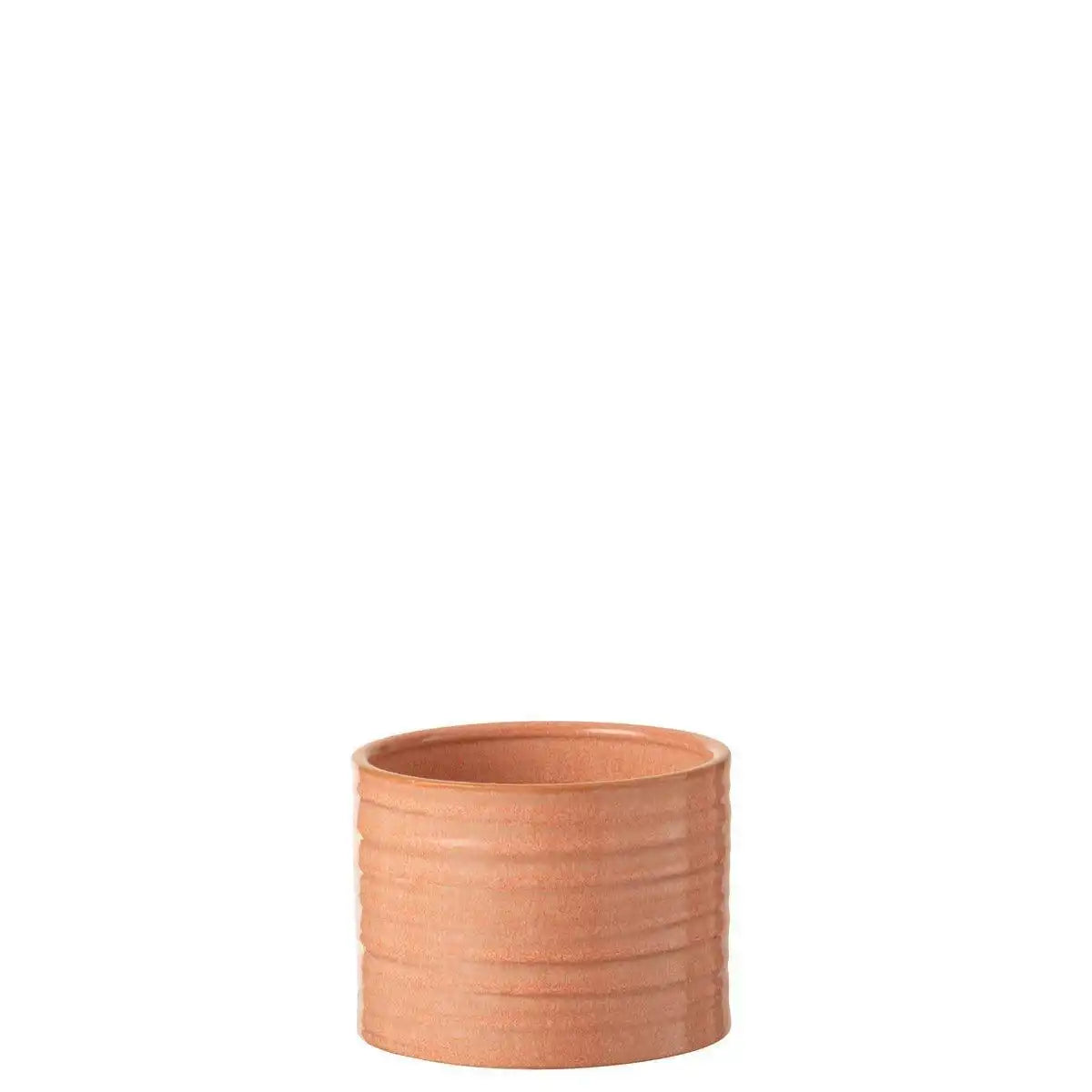 J-Line Blumentopf, schlicht, rund, Keramik, Grapefruit, groß - HomeDesign Knaus