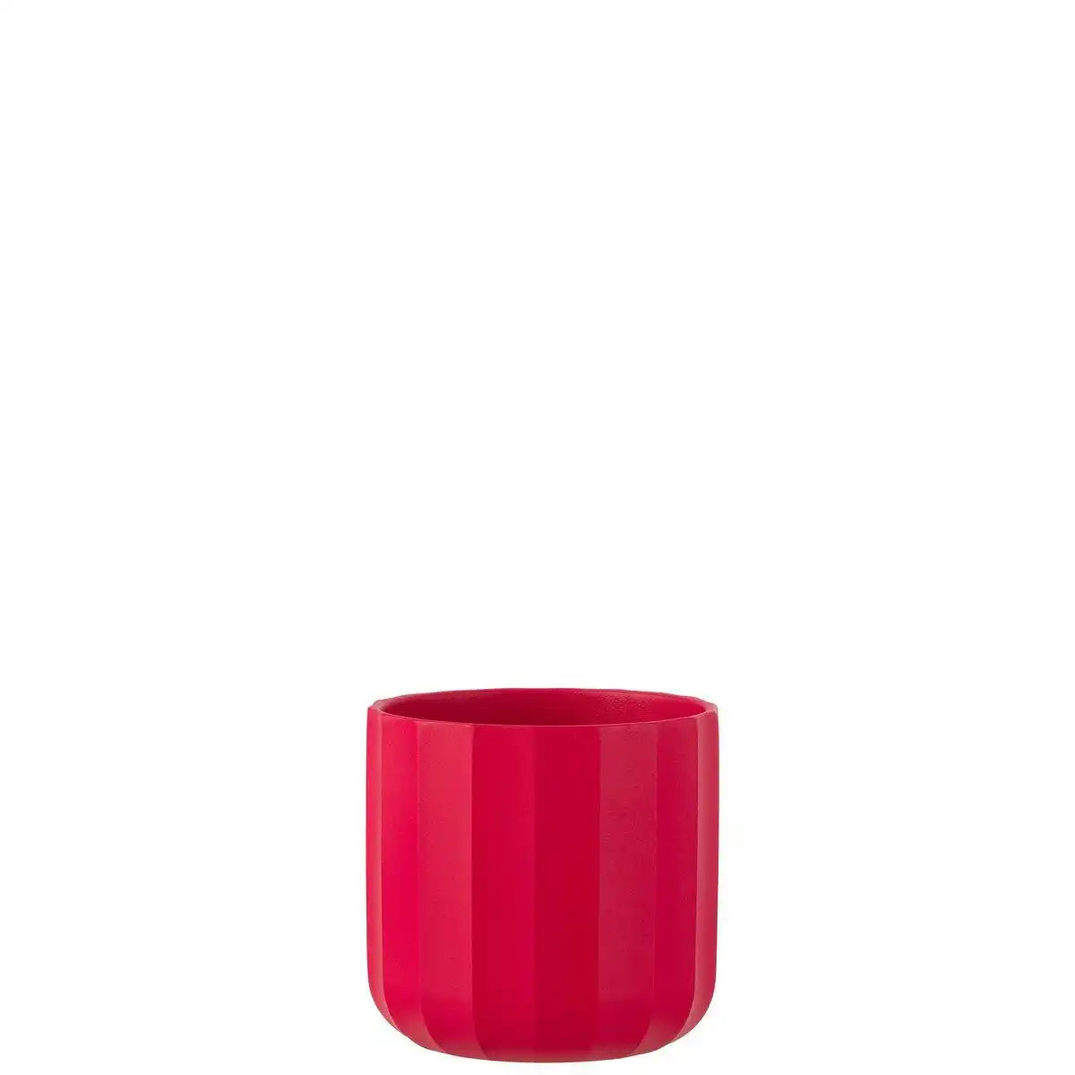 J-Line Blumentopf Summer Keramik Pink Medium - HomeDesign Knaus