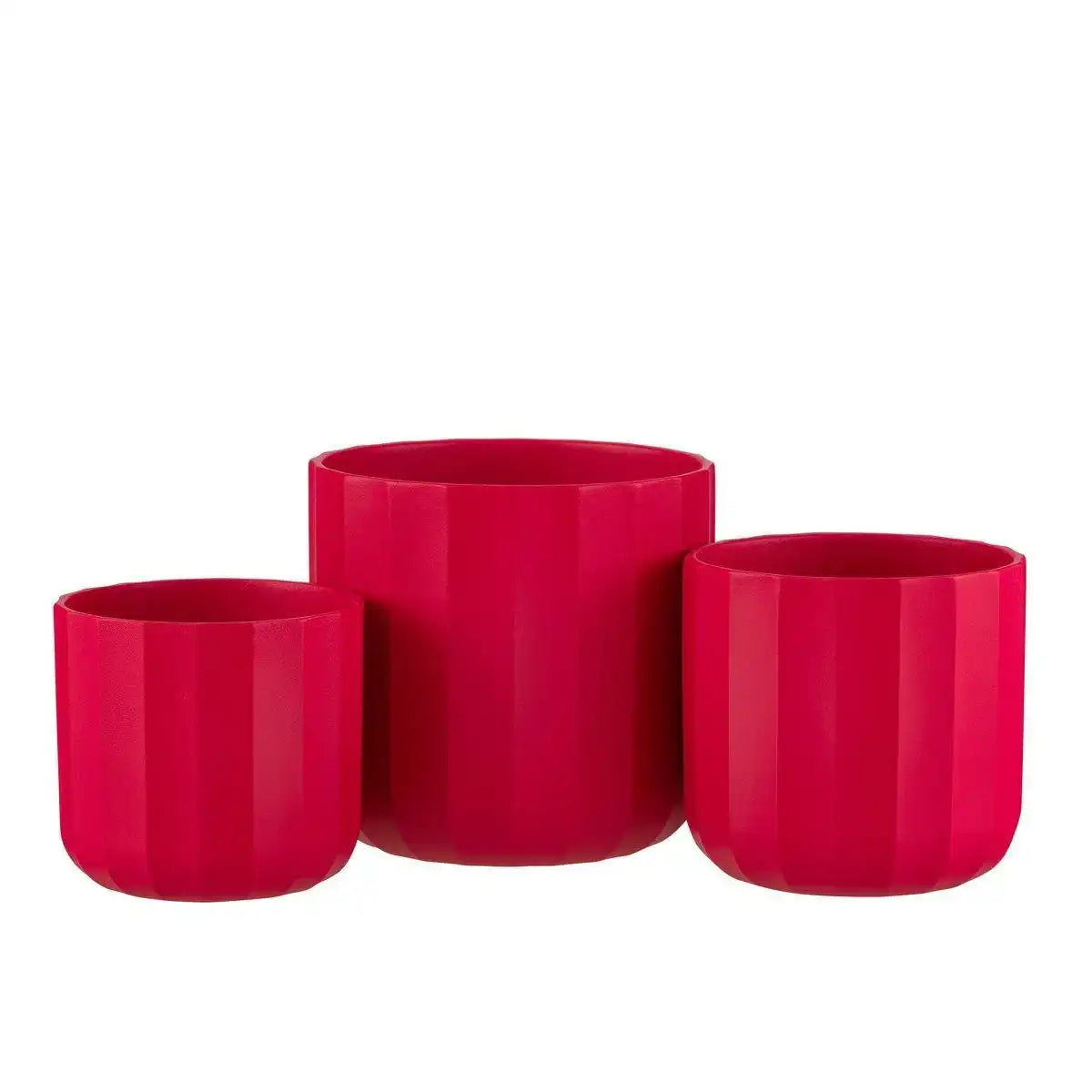 J-Line Blumentopf Summer Keramik Rosa Groß - HomeDesign Knaus