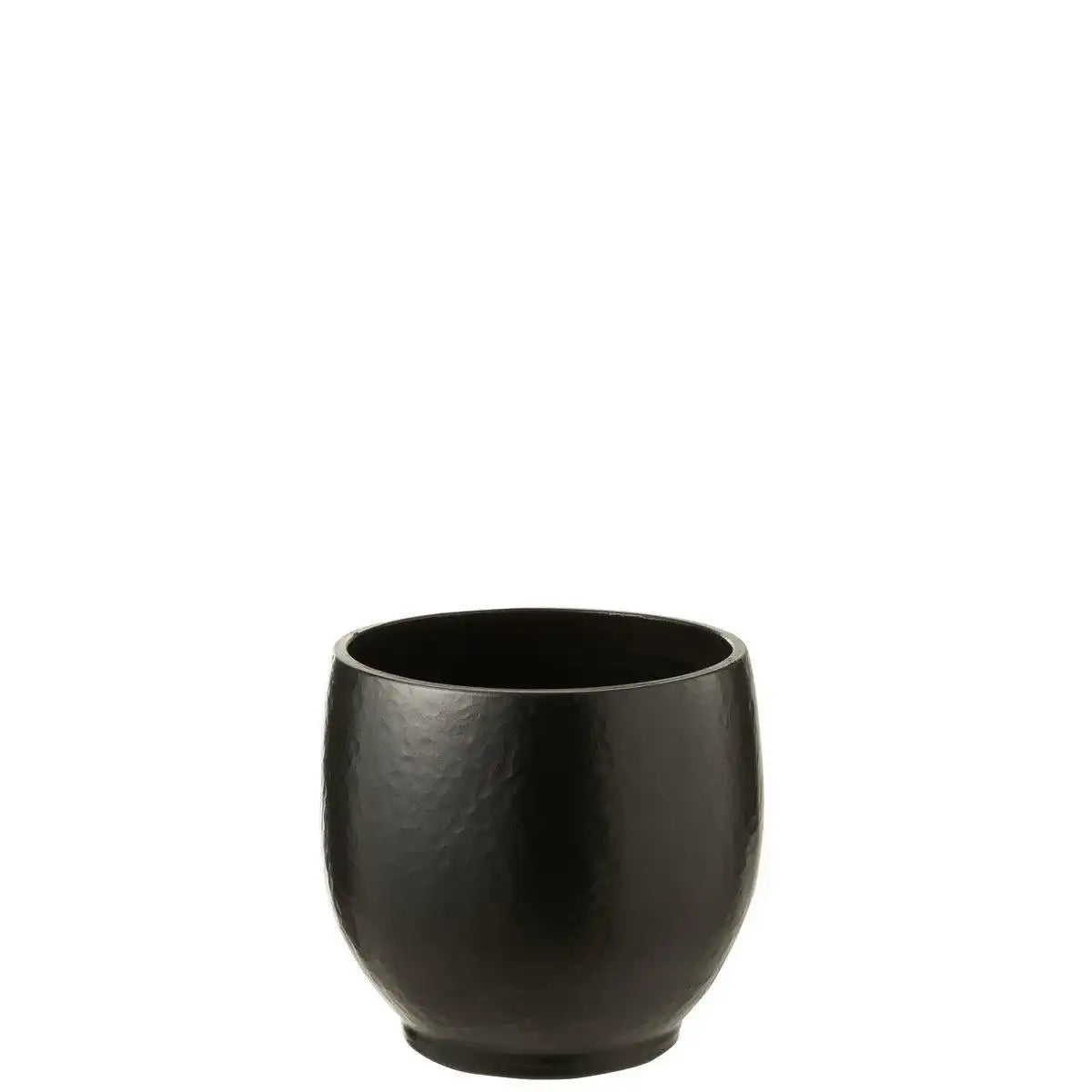 J-Line Blumentopf Ying - Keramik - Schwarz - Klein - Ø 26,00 cm - HomeDesign Knaus
