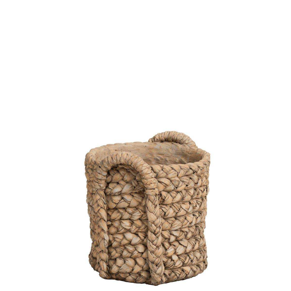 J-Line Blumentopfgriffe - Keramik - Natur - Mittel - Ø 26,00 cm - HomeDesign Knaus
