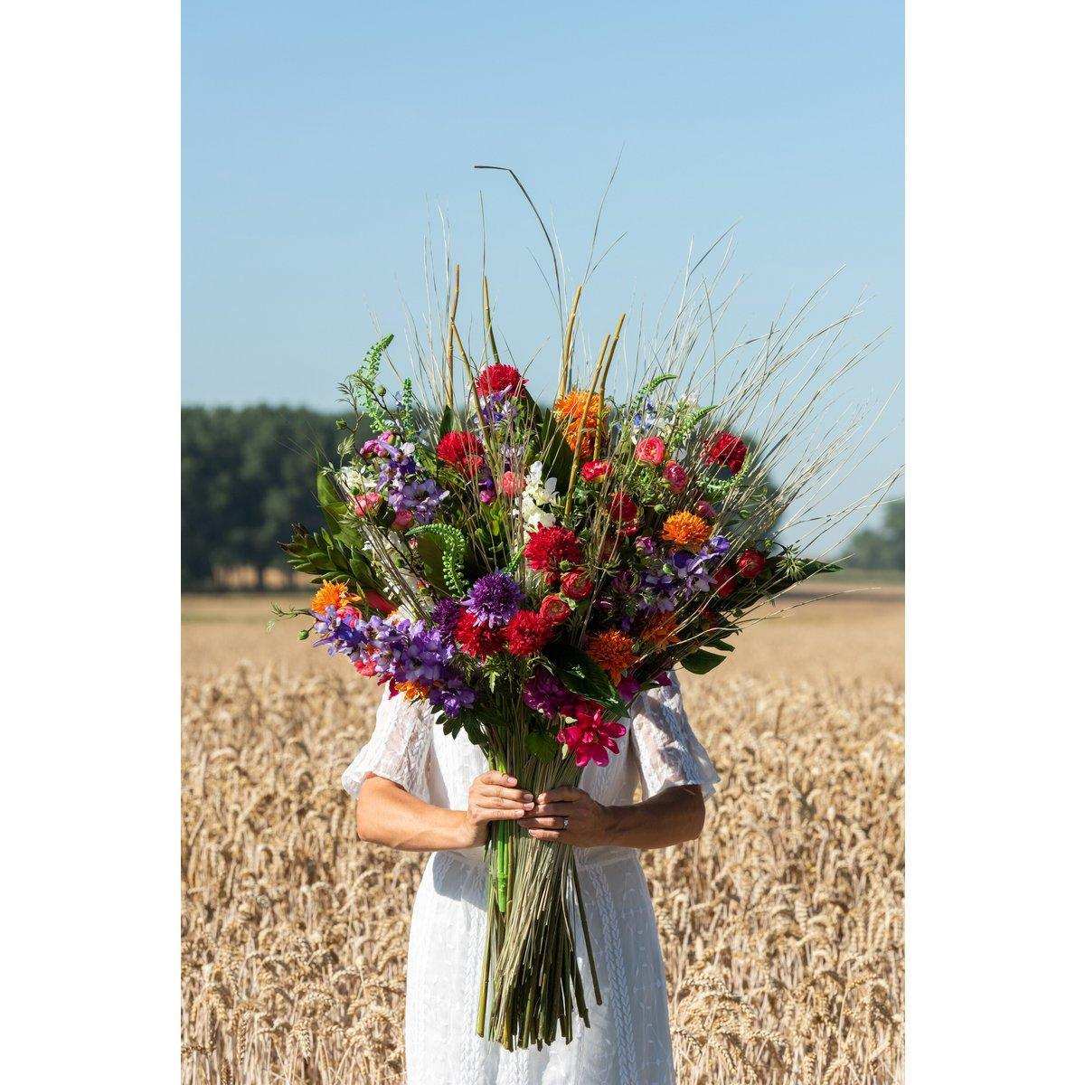 J-Line Bouquet Ball Mum Kunststoff Fuchsia - HomeDesign Knaus