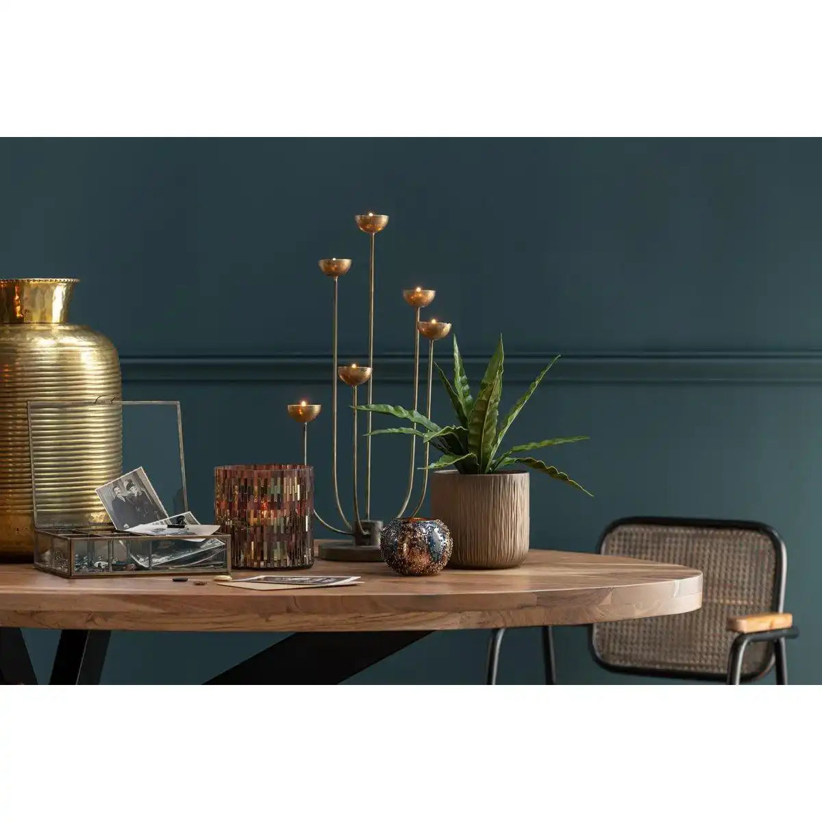 J-Line Box – Glas/Metall – Bronze – klein - HomeDesign Knaus