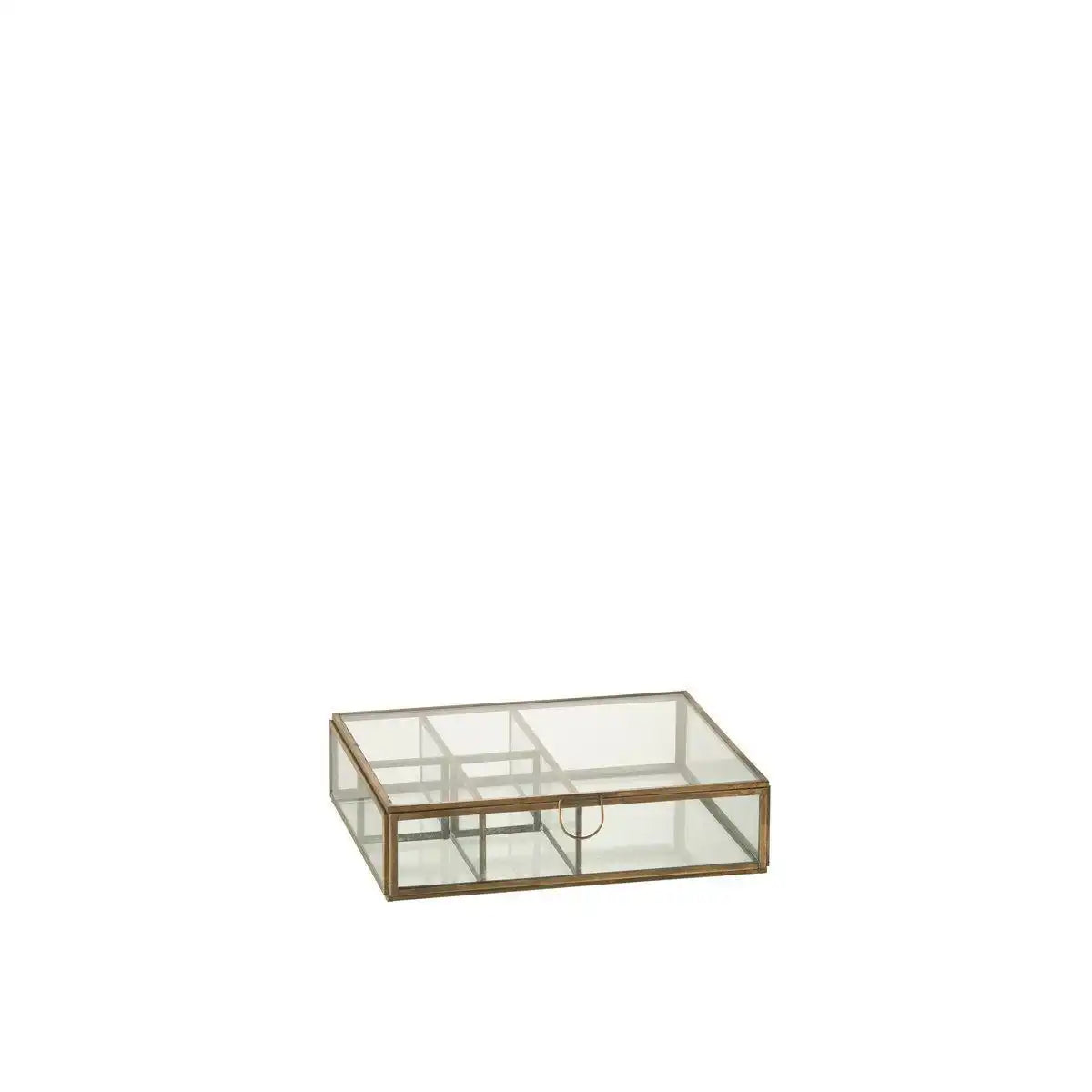 J-Line Box – Glas/Metall – Bronze – klein - HomeDesign Knaus
