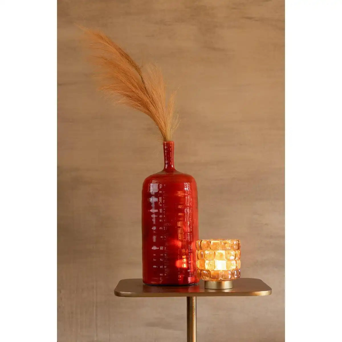 J-Line Branch Duster Plastic Orange Rust Medium - HomeDesign Knaus