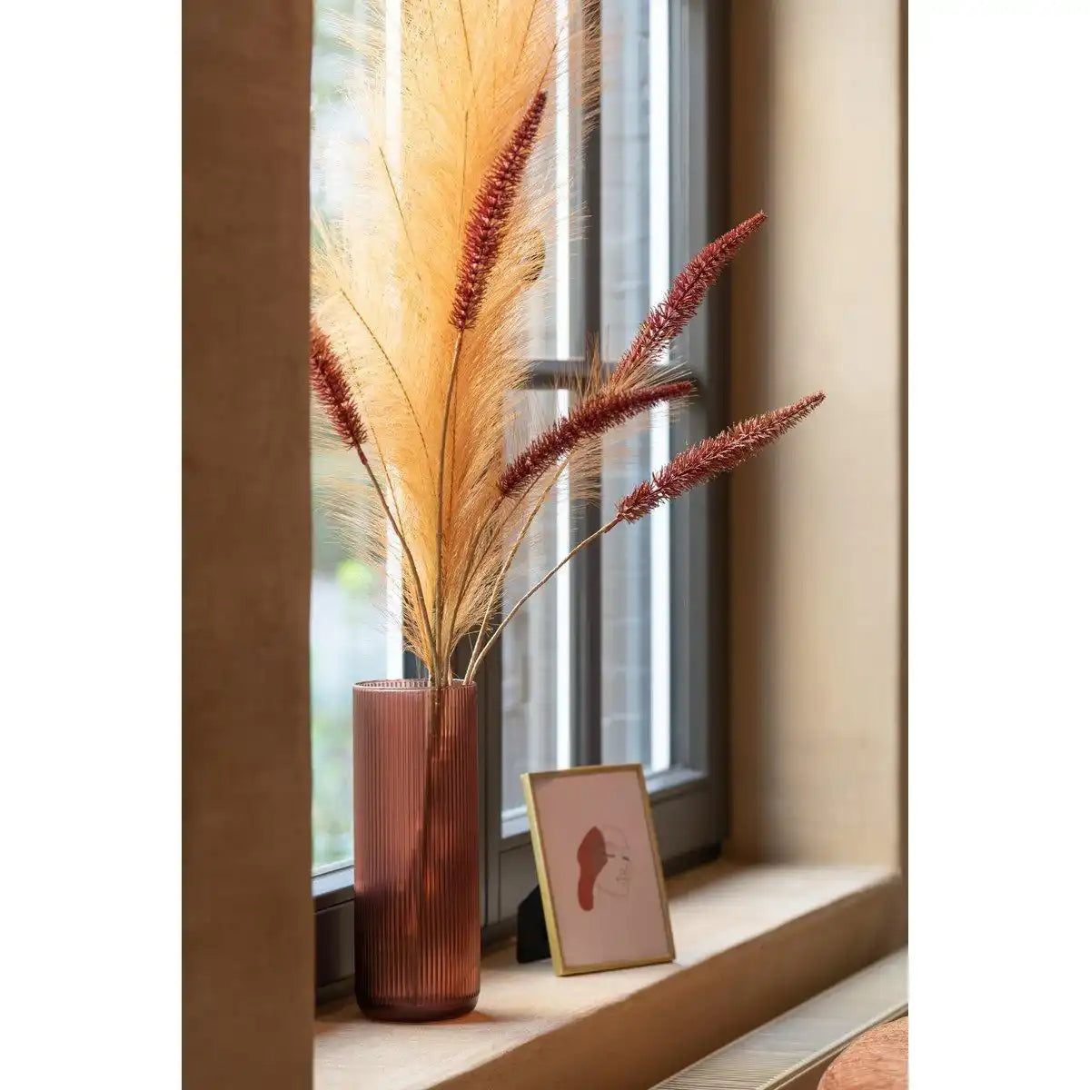 J-Line Branch Staubwedel, Kunststoff, Orange, Rost, groß - HomeDesign Knaus