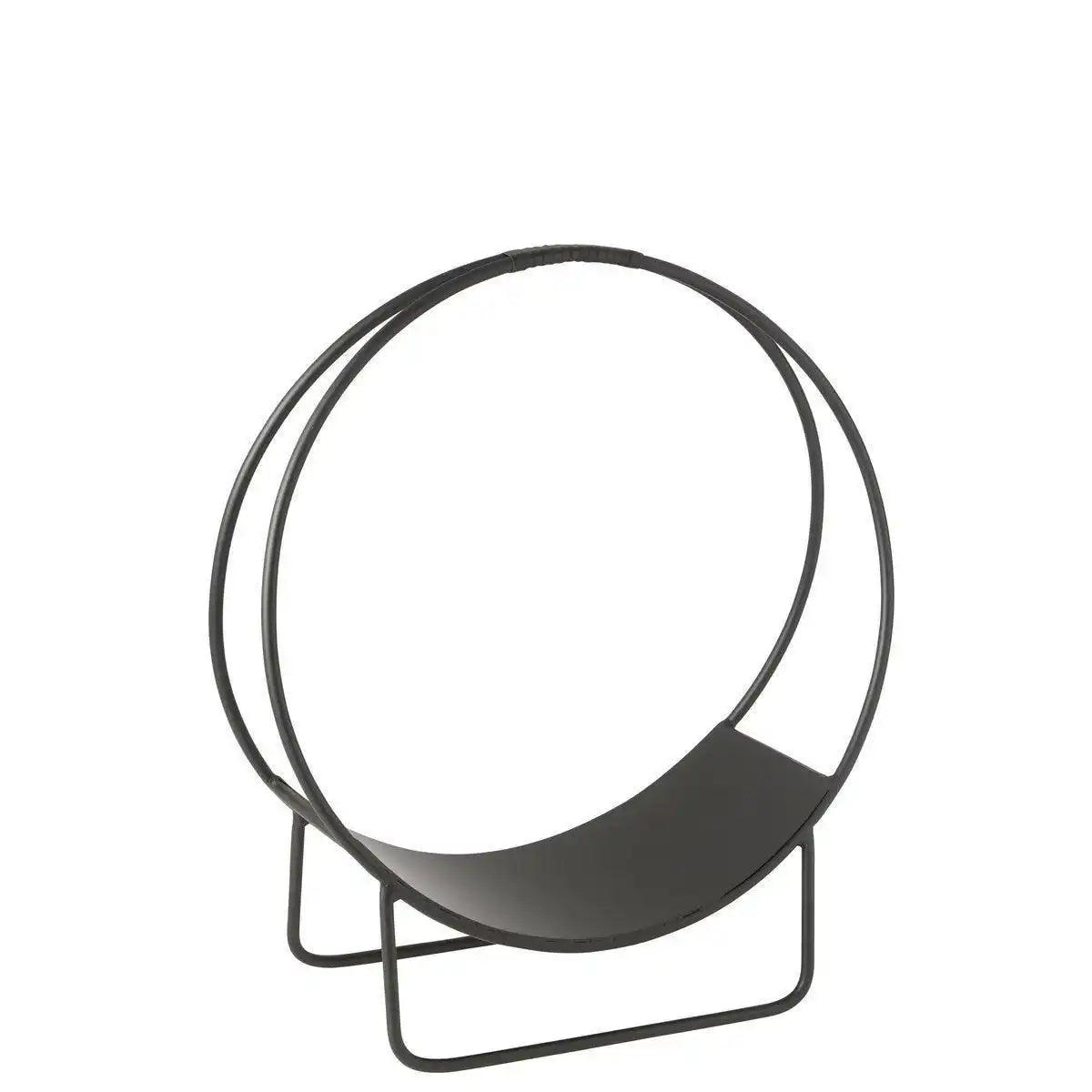 J-Line Brennholzhalter Mark Metal Black Large - HomeDesign Knaus