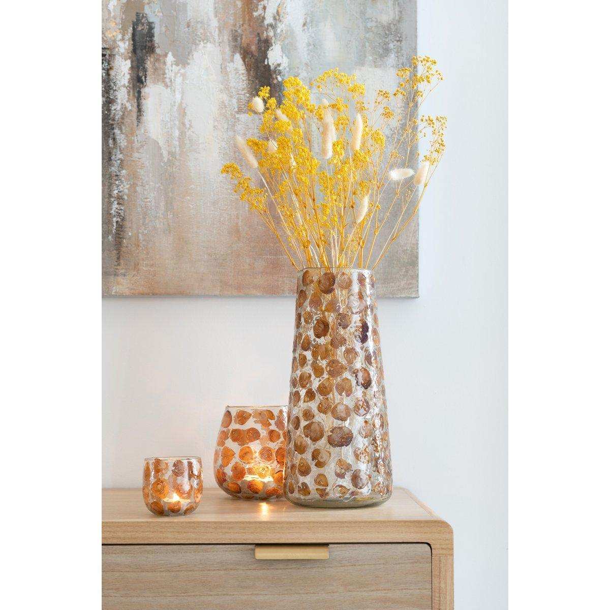 J-Line Bundel Gedroogde Gypsophilia Gelb - HomeDesign Knaus