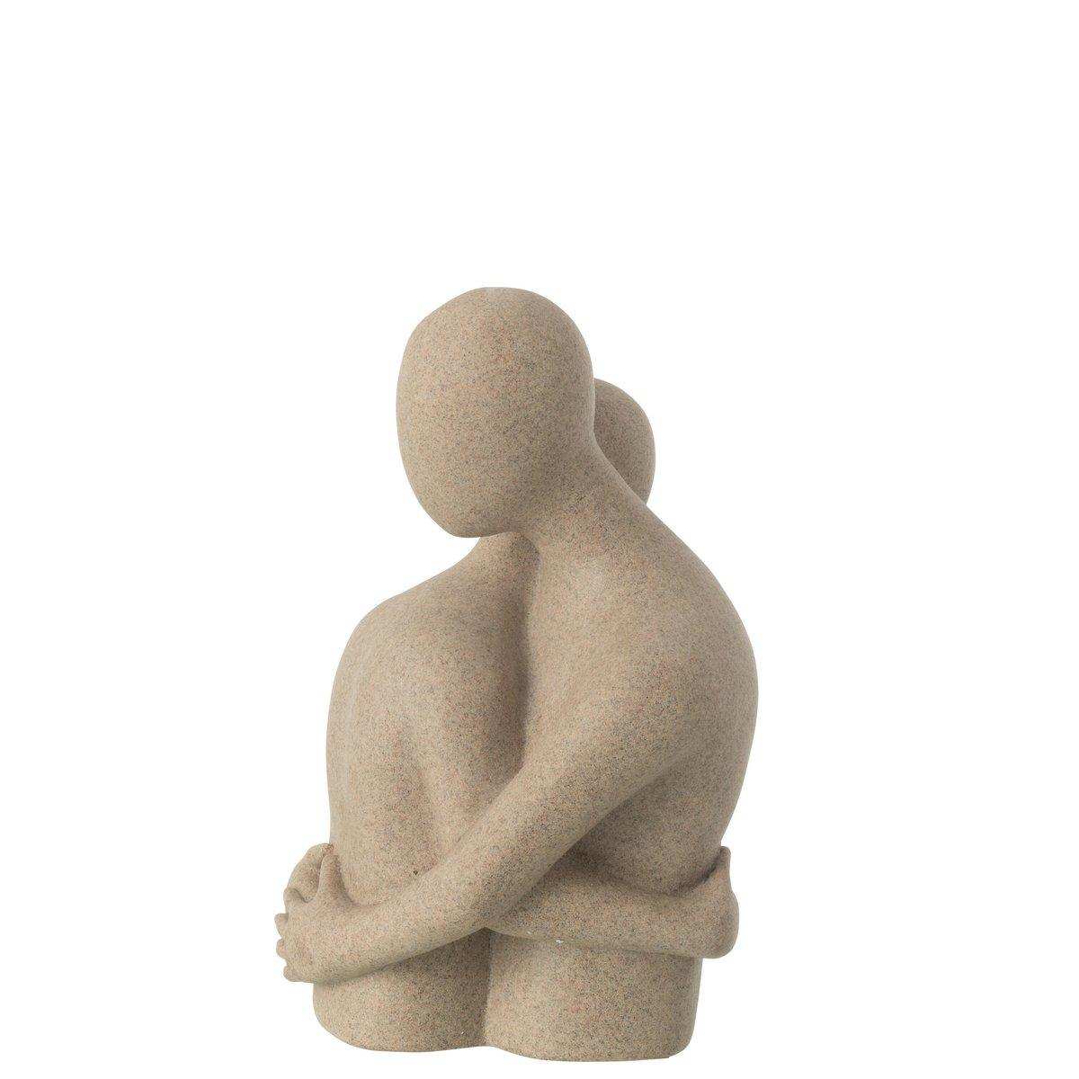 J-Line Büste Paar Kuscheltier Kunstharz Beige - HomeDesign Knaus