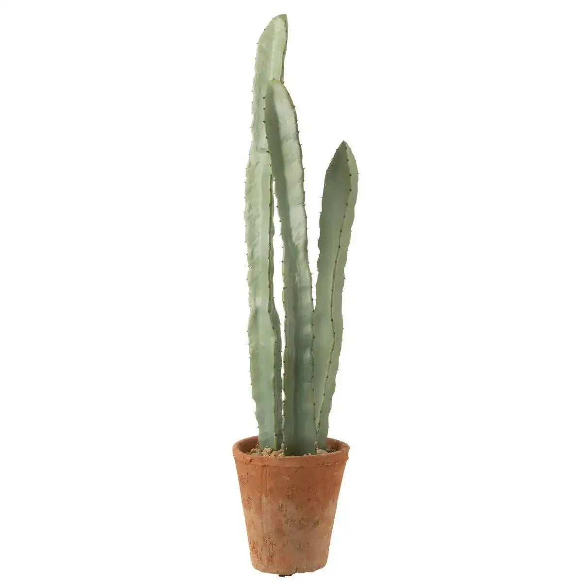 J-Line Cactus 3 Stuks In Pot Plastiek Green Large - HomeDesign Knaus
