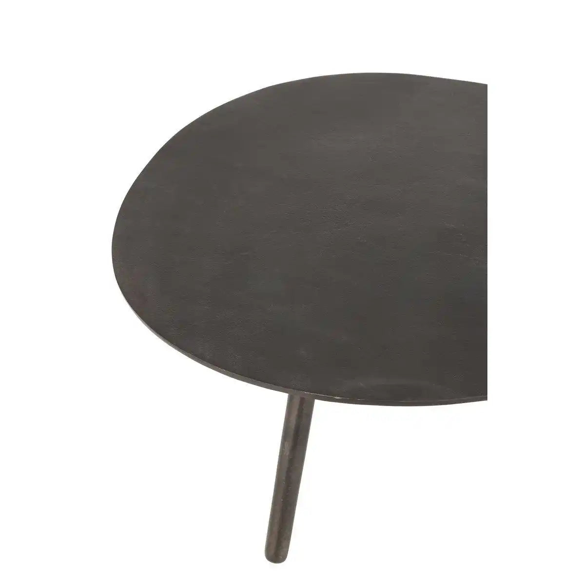 J-Line Couchtisch Drop – Aluminium/Eisen – Schwarz – klein - HomeDesign Knaus