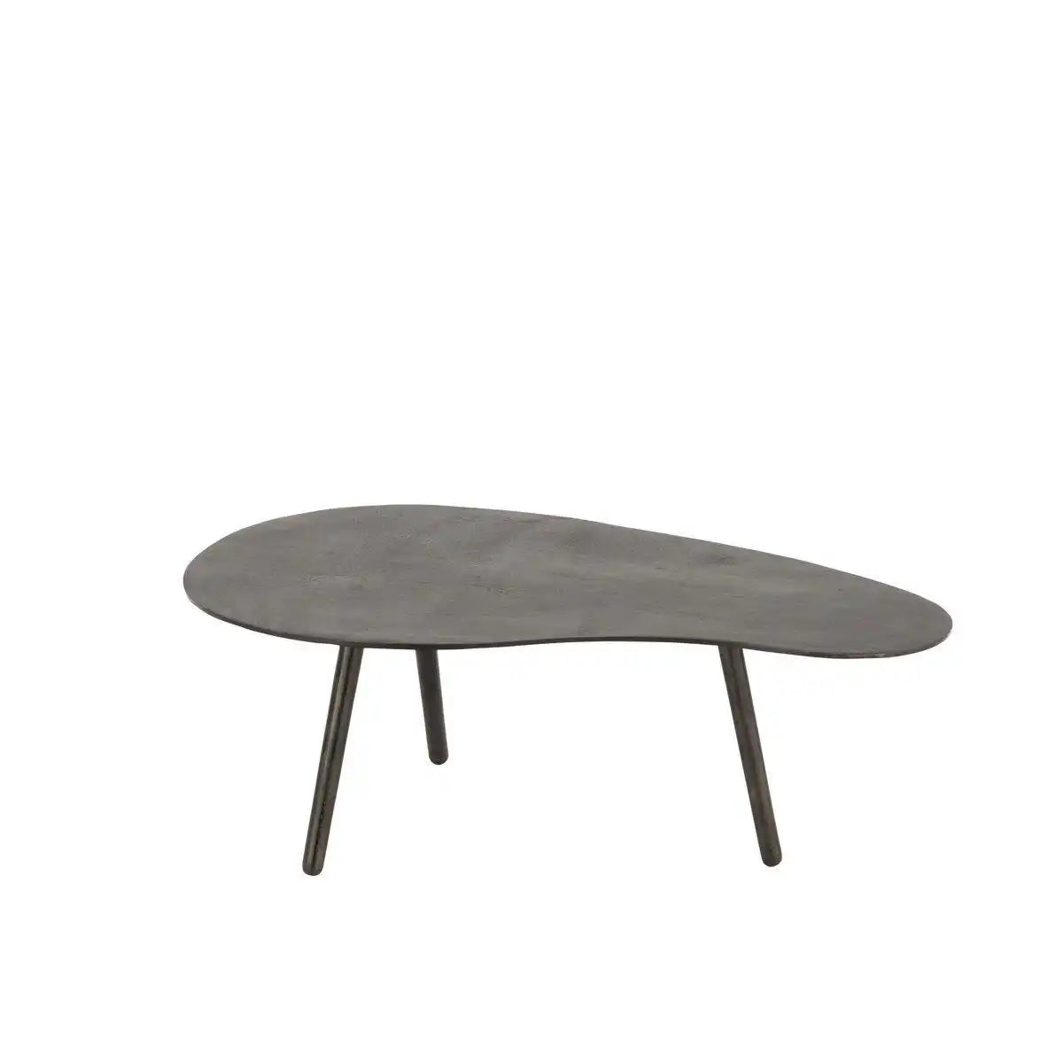 J-Line Couchtisch Drop – Aluminium/Eisen – Schwarz – klein - HomeDesign Knaus