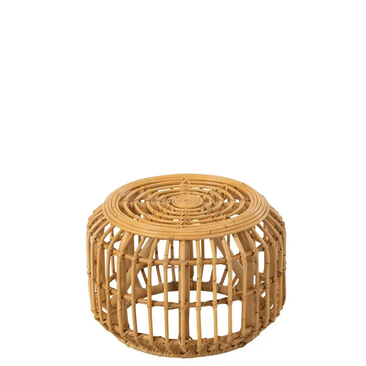 J-Line Couchtisch Harry – Rattan/Holz – Natur - HomeDesign Knaus