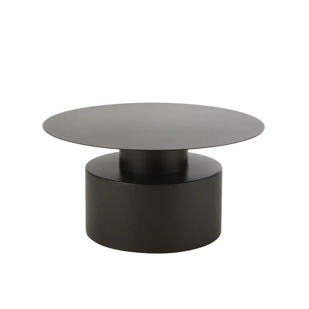 J-Line Couchtisch Rund Metall Schwarz - HomeDesign Knaus