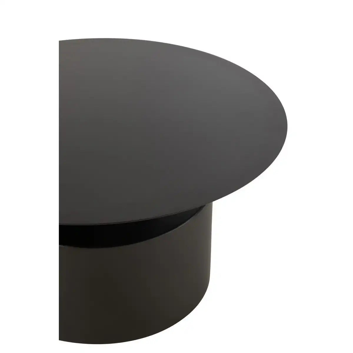 J-Line Couchtisch Rund Metall Schwarz - HomeDesign Knaus