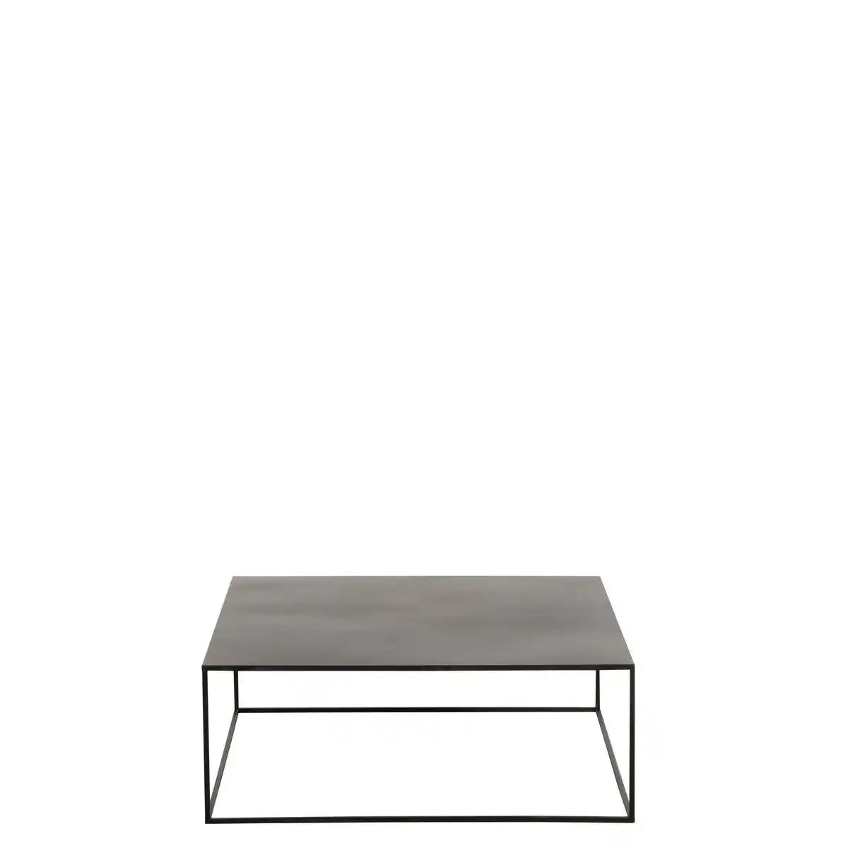 J-Line Couchtisch Square – Metall – Schwarz - HomeDesign Knaus