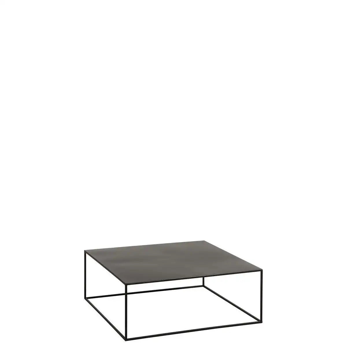 J-Line Couchtisch Square – Metall – Schwarz - HomeDesign Knaus