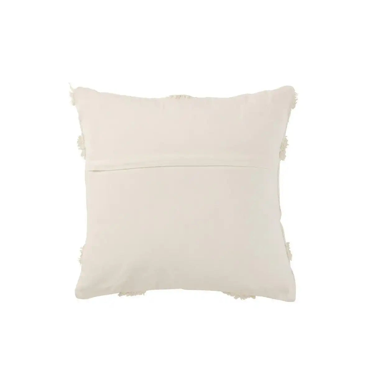 J-Line Cushion Tufting – Baumwolle – Weiß - HomeDesign Knaus