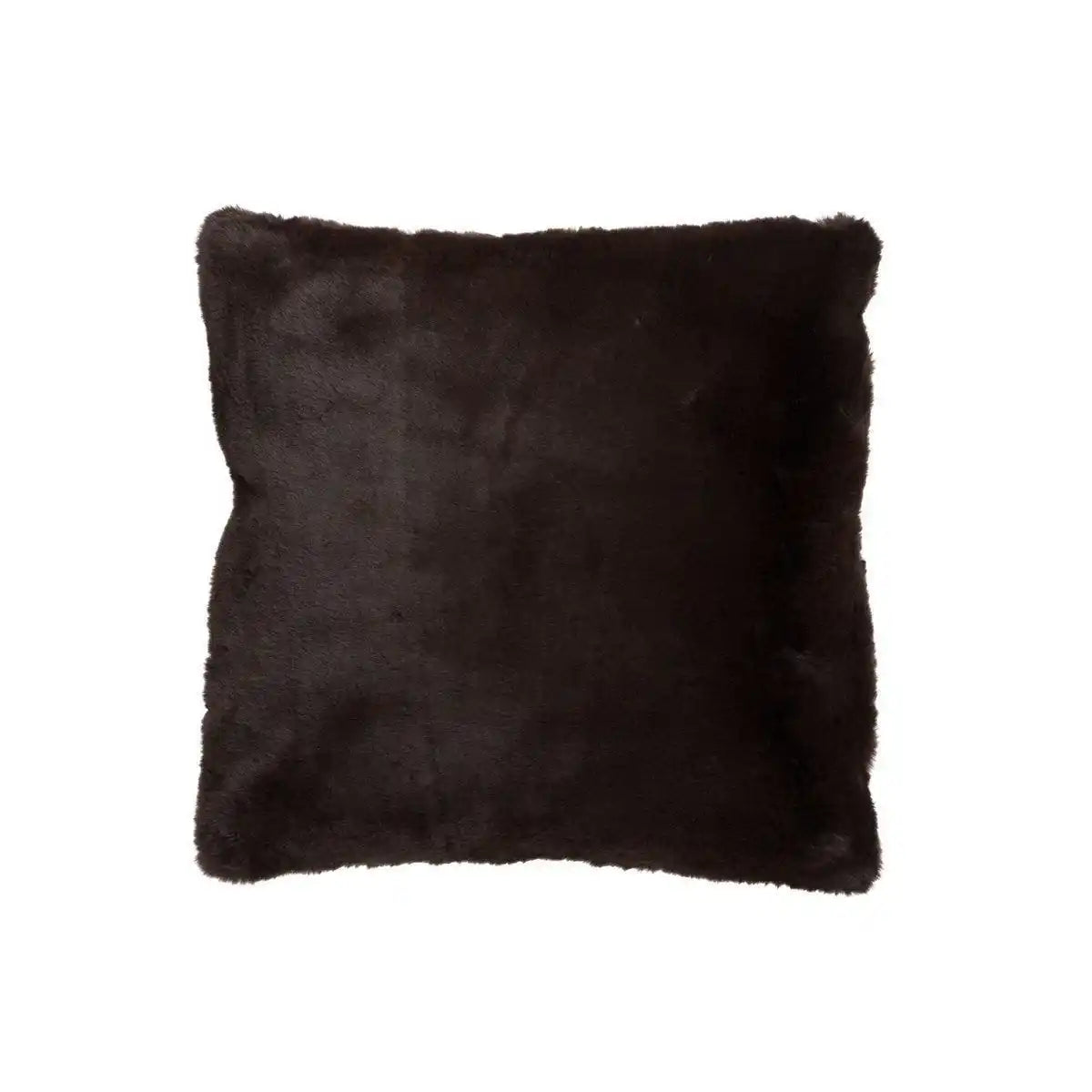 J-Line Cutie Dekokissen – Polyester – 45x45 cm – Dunkelbraun - HomeDesign Knaus