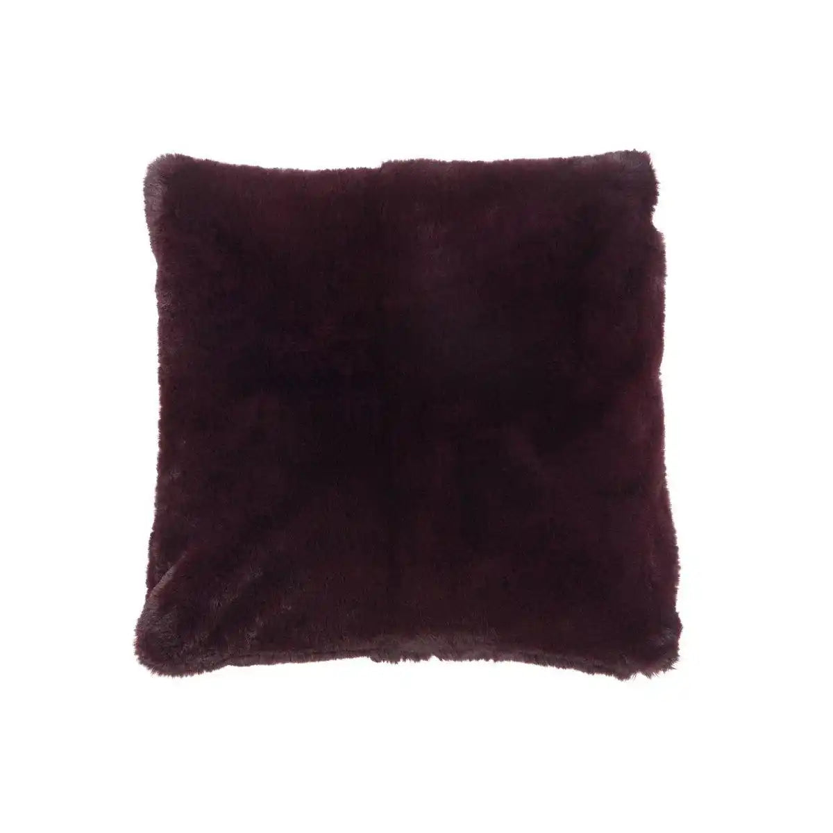 J-Line Cutie Dekokissen – Polyester – 45x45 cm – Dunkelrot - HomeDesign Knaus