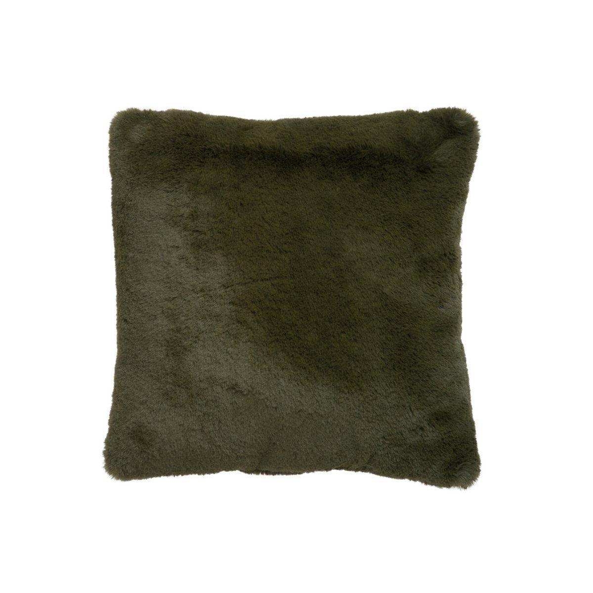 J-Line Cutie Dekokissen – Polyester – 45x45 cm – Grün - HomeDesign Knaus