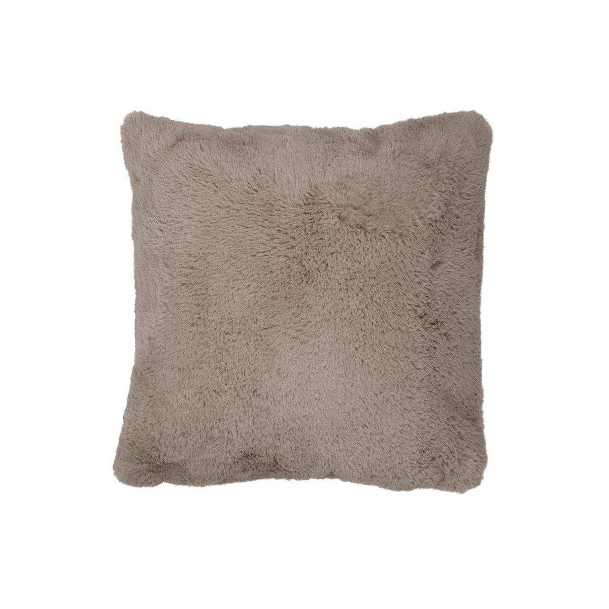 J-Line Cutie Dekokissen – Polyester – 45x45 cm – Mausgrau - HomeDesign Knaus