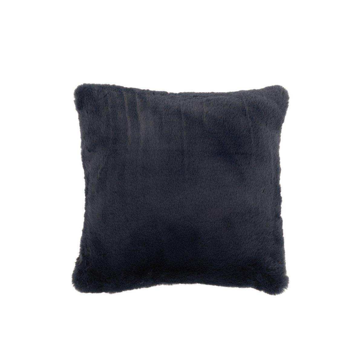 J-Line Cutie Dekokissen – Polyester – 45x45 cm – Mittelblau - HomeDesign Knaus
