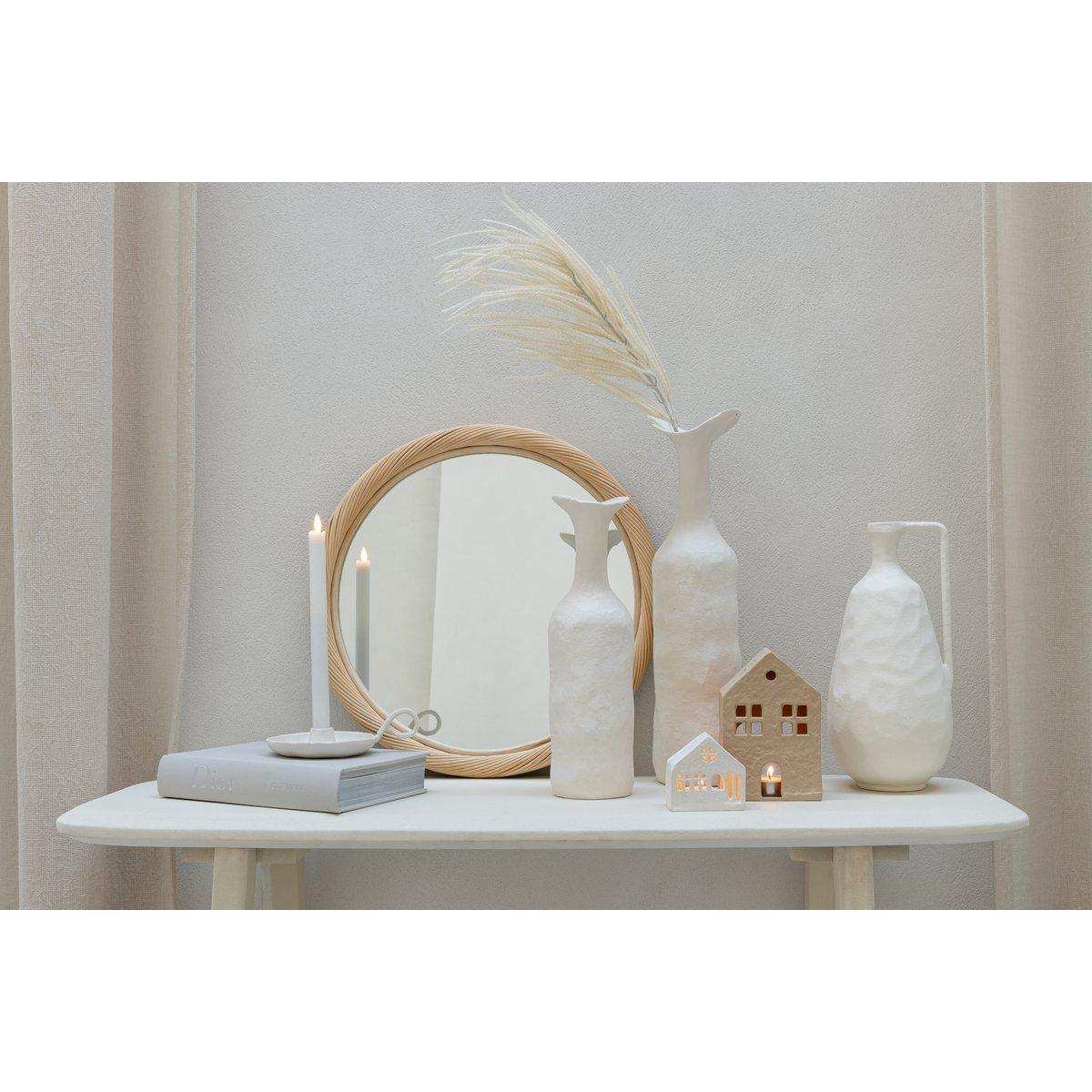 J-Line Dekoration Branch Staubwedel – Kunststoff – Beige – mittel - HomeDesign Knaus