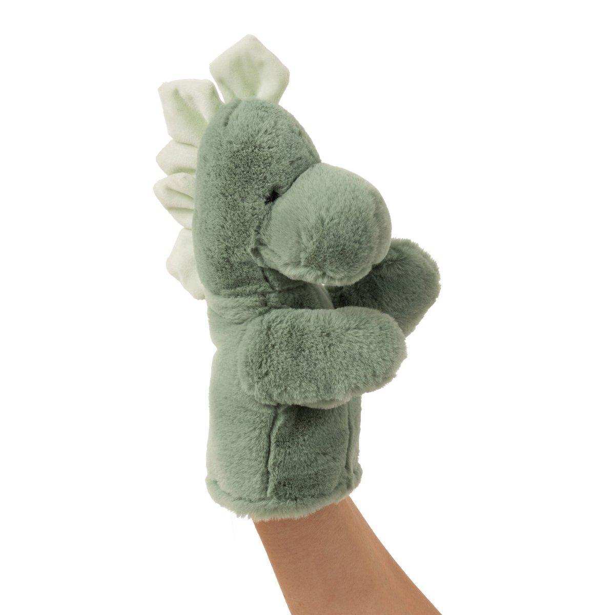 J-Line Dinosaur Puppet Theatre Plüsch Grün - HomeDesign Knaus
