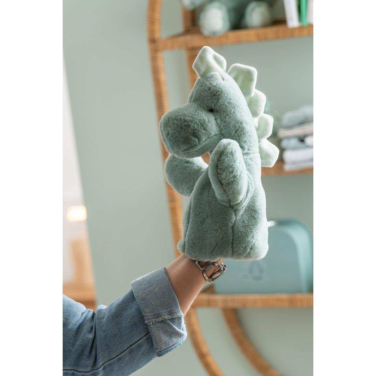 J-Line Dinosaur Puppet Theatre Plüsch Grün - HomeDesign Knaus