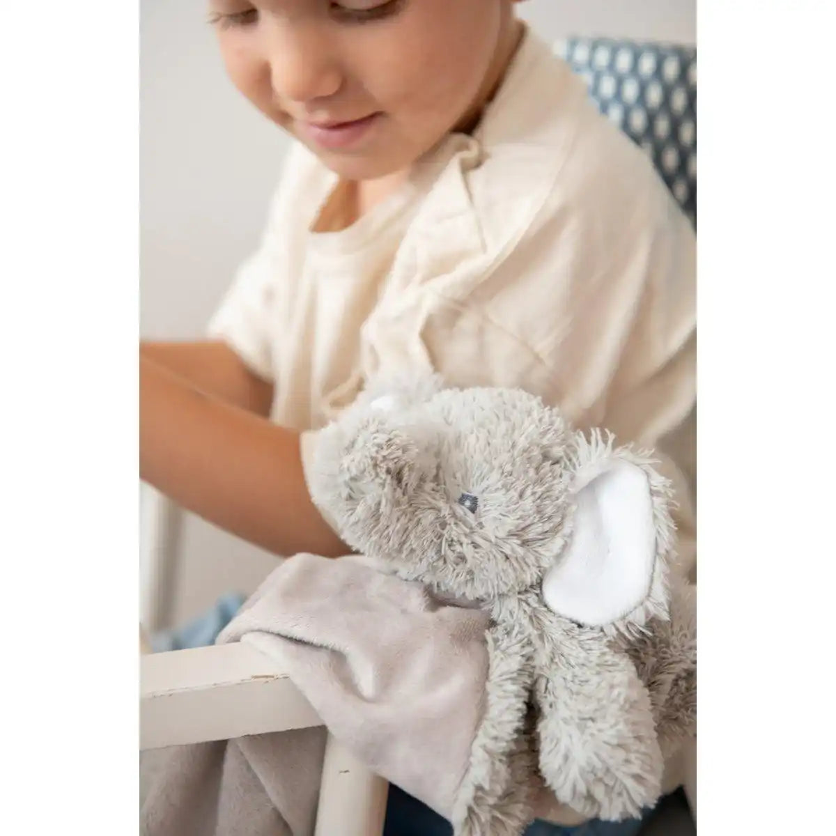 J-Line Doudou Elefant Plüsch Grau - HomeDesign Knaus