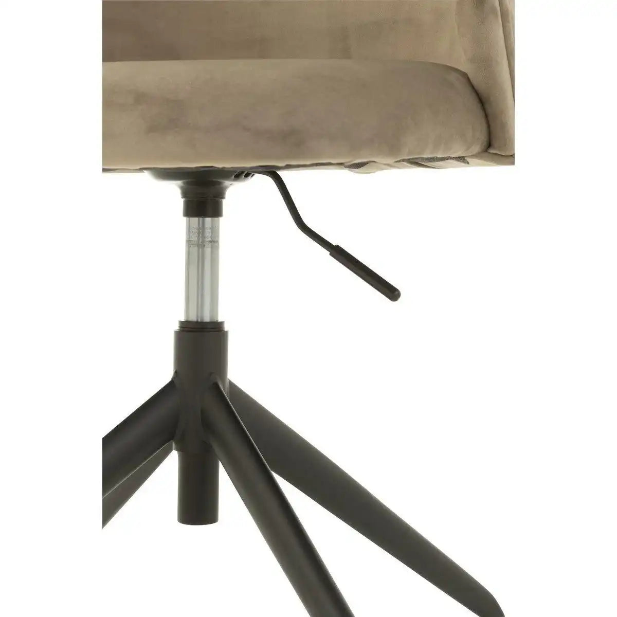 J-Line Dreh-/Auf-/Ab-Stuhl, Samt, Dunkelgrau - HomeDesign Knaus