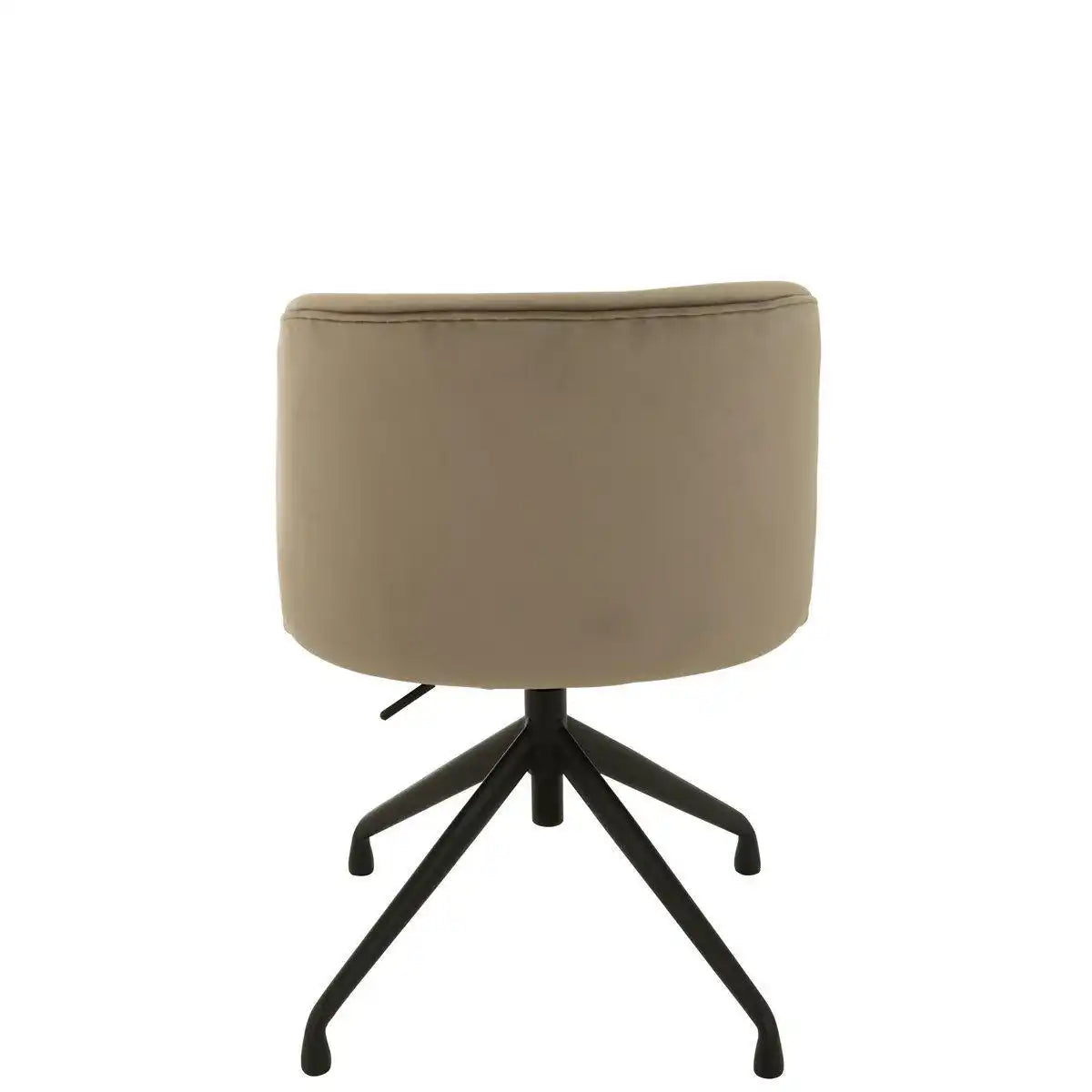 J-Line Dreh-/Auf-/Ab-Stuhl, Samt, Dunkelgrau - HomeDesign Knaus