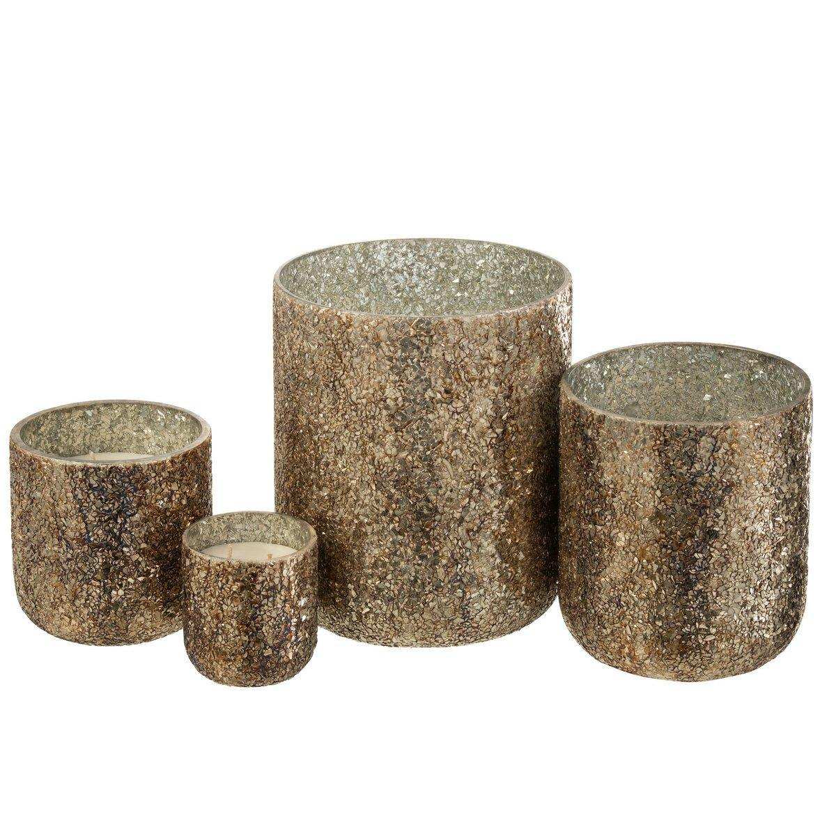 J-Line Duftkerze Luxuria – Bronze – extra L – 120U - HomeDesign Knaus