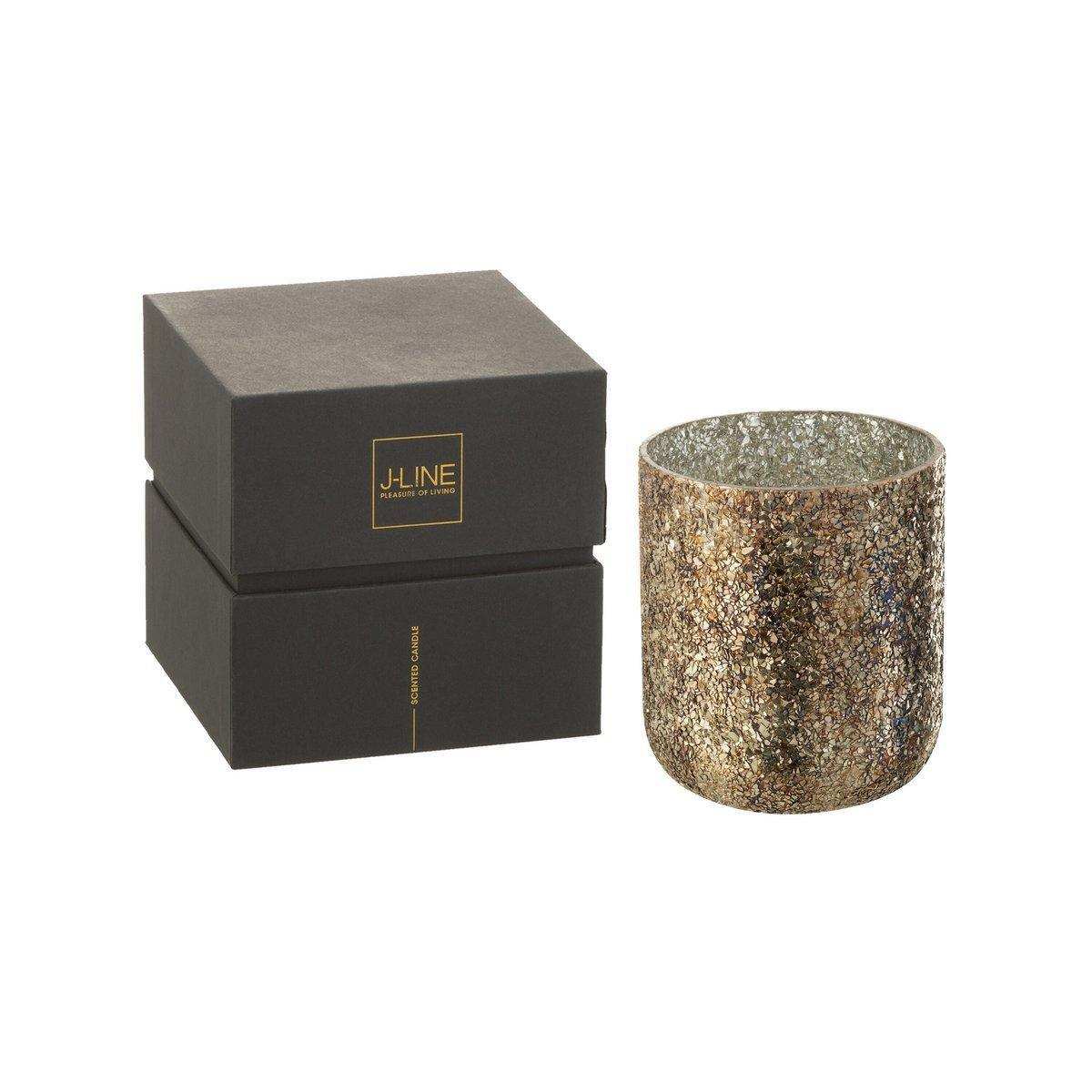 J-Line Duftkerze Luxuria – Bronze – L- 80U - HomeDesign Knaus