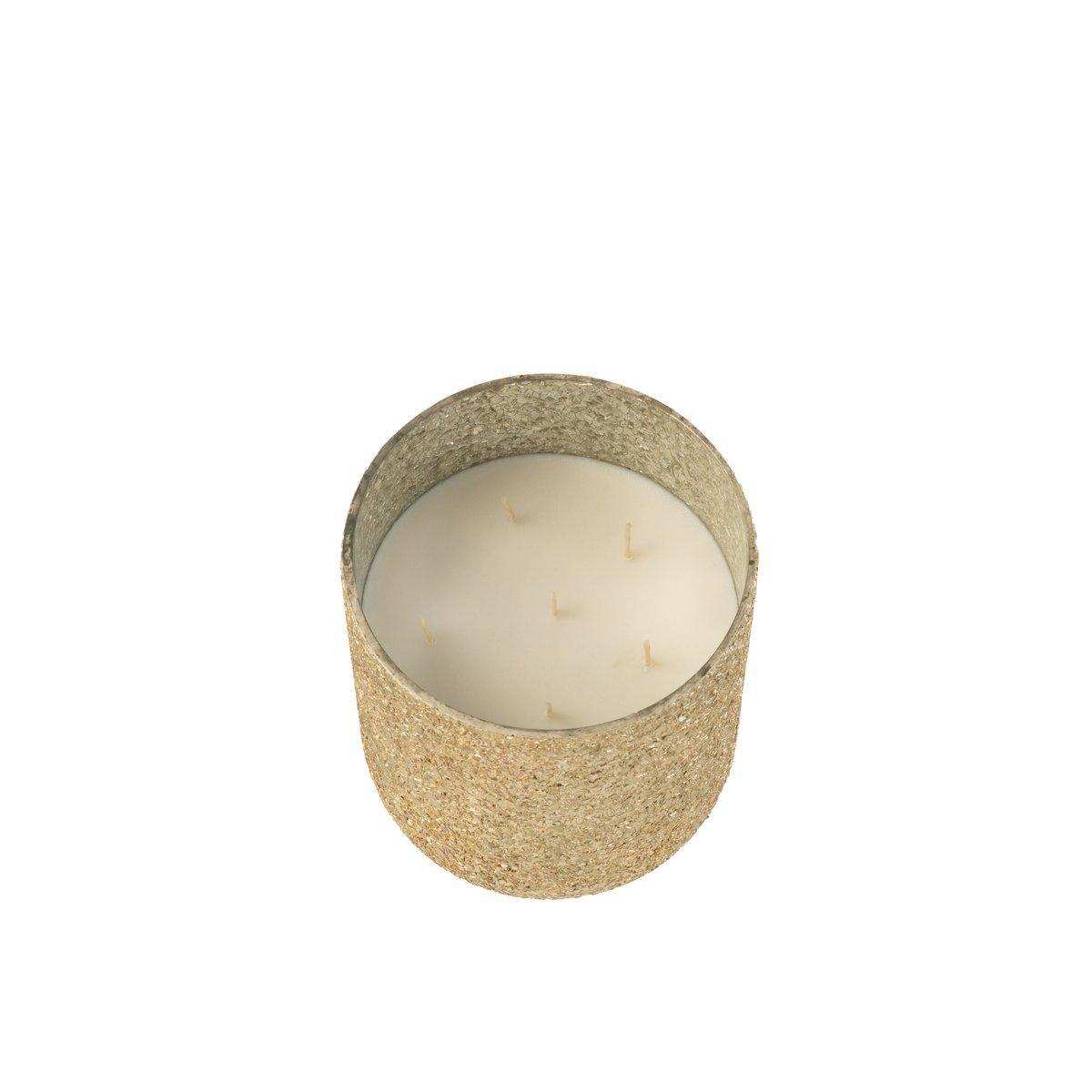J-Line Duftkerze Luxuria – Gold – L – 80U - HomeDesign Knaus