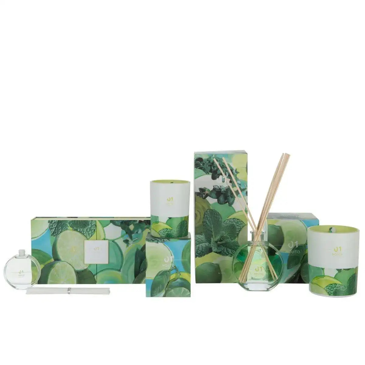J-Line Duftkerze Mojito – klein – 45H - HomeDesign Knaus