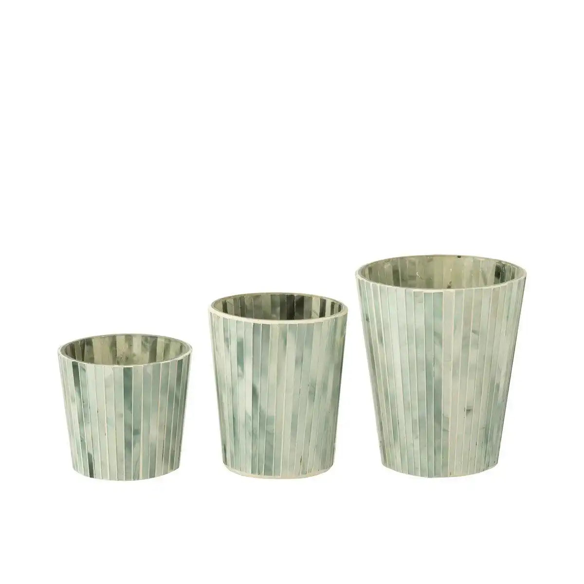 J-Line Duftkerze Noa Seaside Bliss – Wachs – Hellblau – groß – 75U - HomeDesign Knaus
